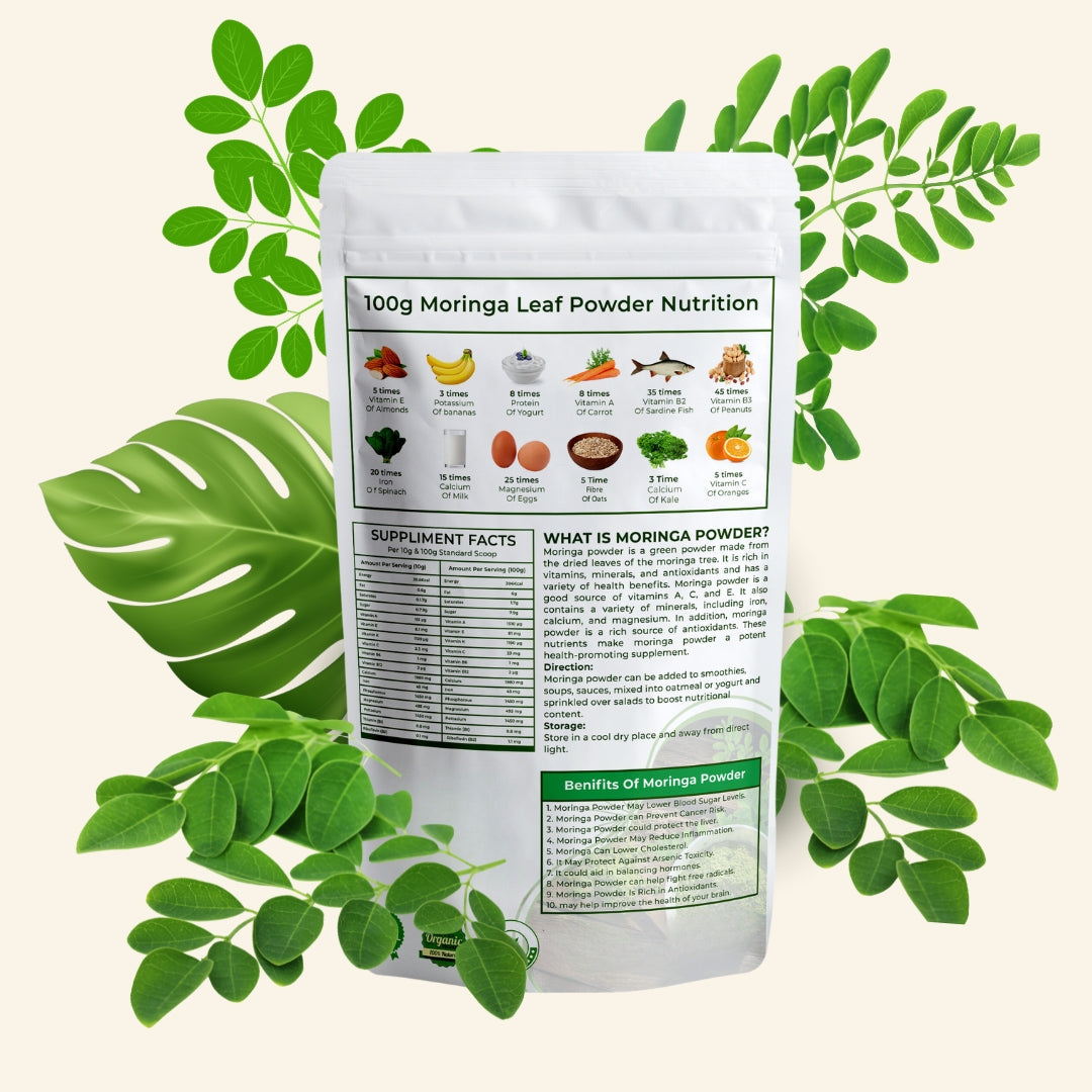 Organic Moringa Leaf Powder - 250g